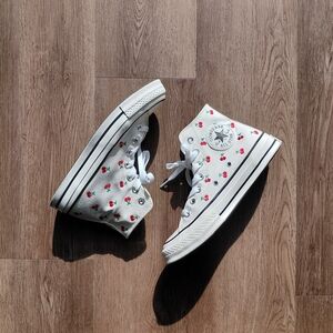 Converse Chuck Taylor All Star 70's cherry print high top trainers